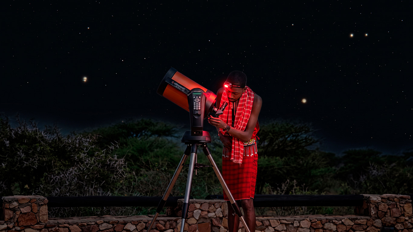 AstronomerTelescopeNight